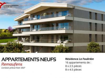 Appartements neufs 4.5 pièces à Remaufens (Veveyse) - PPE La Fouârdze image 1