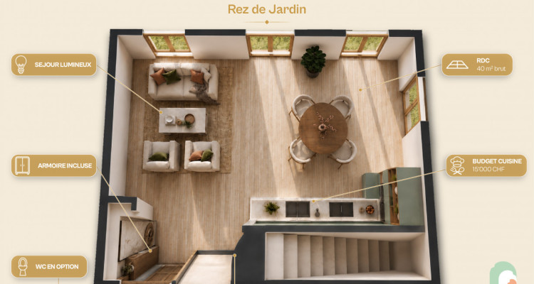 NEUVE - Jolie villa familiale de 4.5 pièces – 114 m2  – lot A image 3