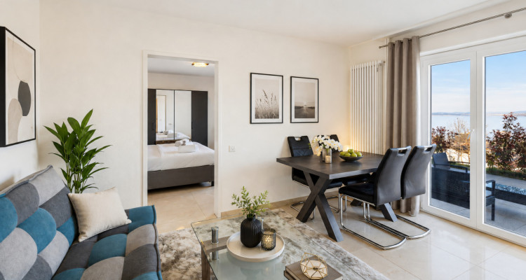 Magnifique appart.2 pièces meublé situé dans un quartier résidentiel de villas image 3