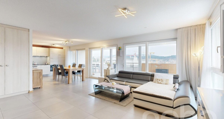 Appartement T4 de 106 m² avec vue montagne à la Chaux-de-Fonds image 2