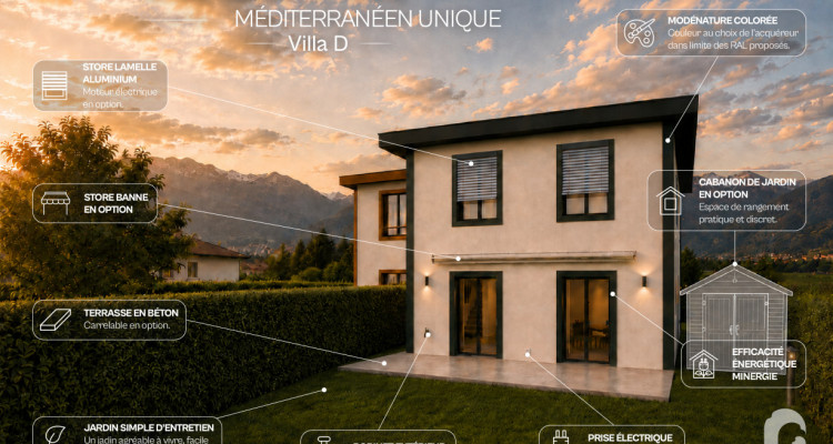 NEUVE - Jolie villa de 3.5 pièces et 92 m2 à budget maîtrisé – lot D image 2