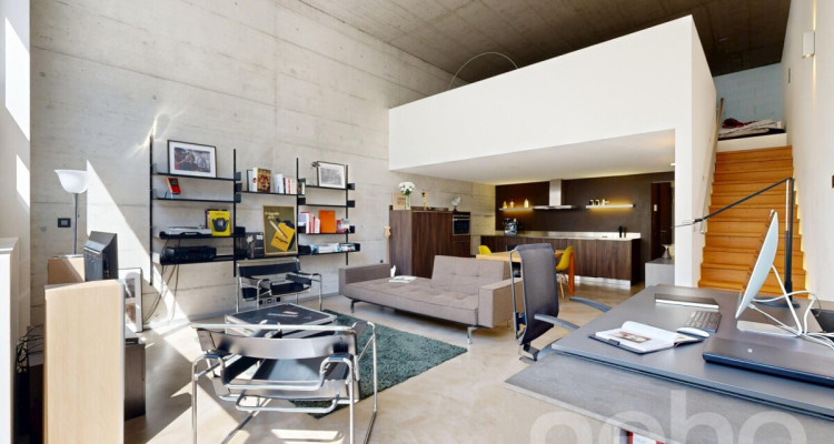 Unique : Duplex contemporain / grand balcon ouest / vue lac partielle image 1