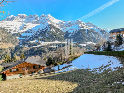 Parcelle constructible avec panorama sur les Dents du Midi image 1