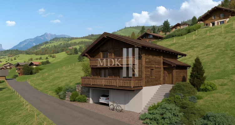 Chalet neuf avec permis de construire en vigueur image 1