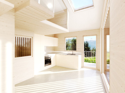 SUPERBE MAISON VILLAGEOISE NEUVE ÉCOLOGIQUE AVEC JARDIN image 8