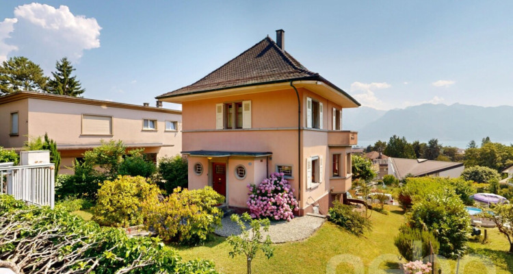 Vevey | Villa Art Déco avec jardin et vue Alpes image 1