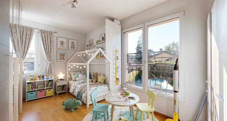 Spacieux appartement familial avec balcons et jardin à St-Prex image 7