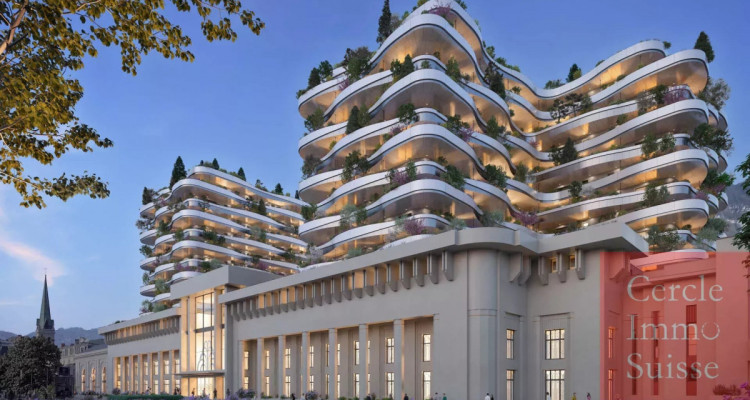 Aix-les-Bains ? Les Nouveaux Thermes T5 attique dernier étage 178 m² avec terrasse de 139 m² image 2