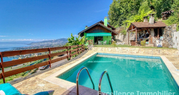 Villa individuelle avec piscine et vue sur le lac à 5 min de Montreux image 4