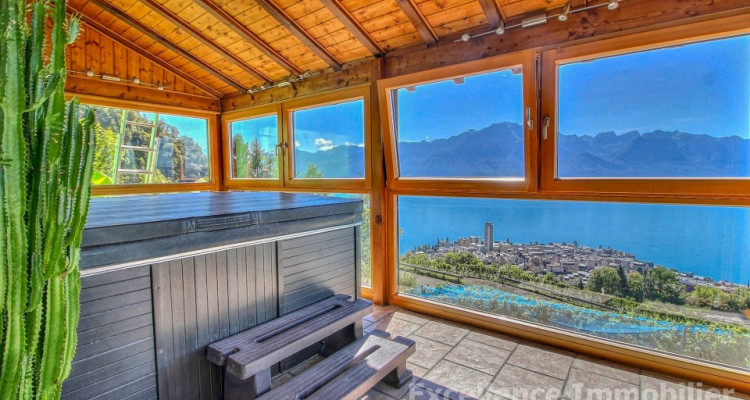 Villa individuelle avec piscine et vue sur le lac à 5 min de Montreux image 5