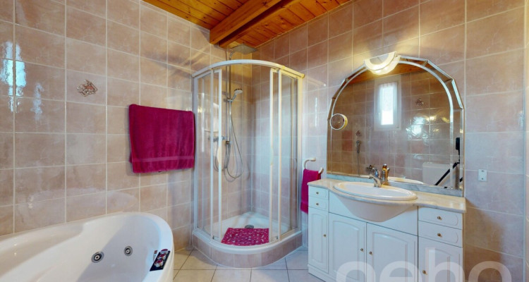 Villa familiale avec jardin arboré et jacuzzi à Founex image 7