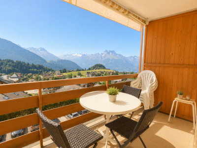À louer à Leysin un charmant studio en attique partiellement meublé avec vue sur les Dents-du-Midi image 6