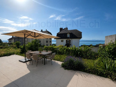 Superbe appartement moderne de 4,5 pièces avec grande terrasse, vue lac et Alpes image 1