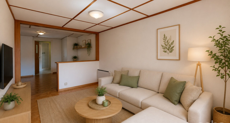Appartement 2.5 pièces à Erde ? Calme absolu et fort potentiel image 2