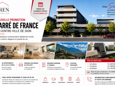 Appartement 3,5 pièces neuf au 1er étage au centre ville de Sion image 13