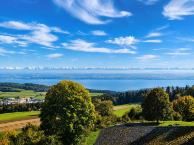 Havre de tranquillité verdoyant avec vue panoramique sur le lac de Neuchâtel image 2
