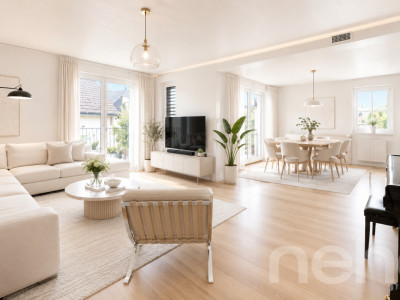 Stilvolle 3.5-Zimmer-Wohnung mit Balkon in MINERGIE-Überbauung image 1