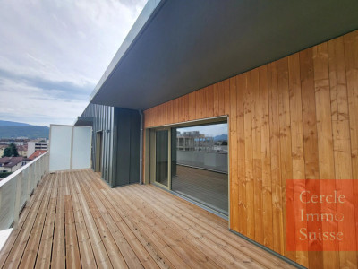 APPARTEMENT T4 DEXCEPTION EN ATTIQUE ? 113 m² ? DERNIER ÉTAGE ? GRANDE TERRASSE ? ANNECY-LE-VIEUX PROCHE DU LAC image 1