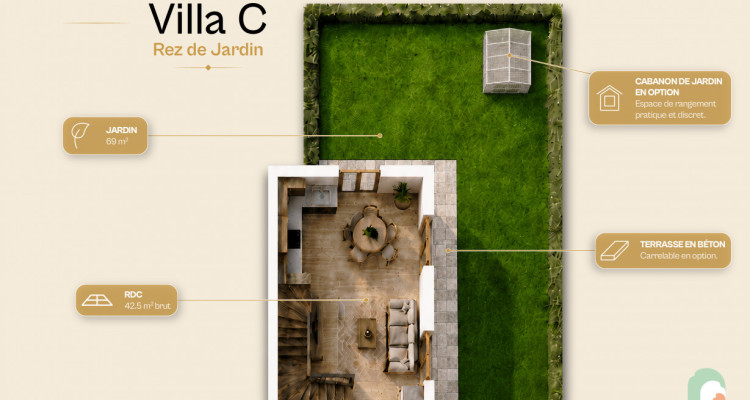DERNIÉRE VILLA NEUVE de 3,5 pièces disponible !  Lot C image 2