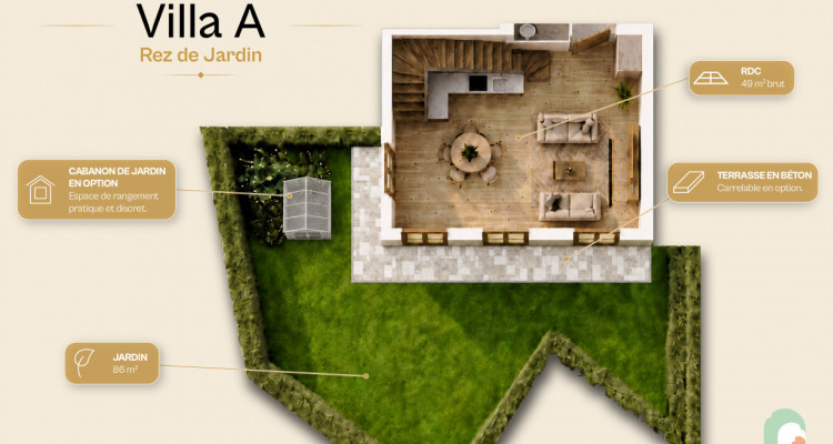 NEUVE - Jolie villa familiale de 4.5 pièces – 114 m2  – lot A image 3