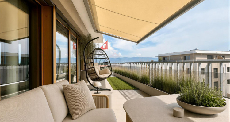 CASATAX - Magnifique attique de 3 pièces avec terrasse périphérique image 1
