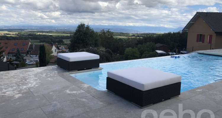 Maison passive avec studio, piscine et vue dégagée image 3