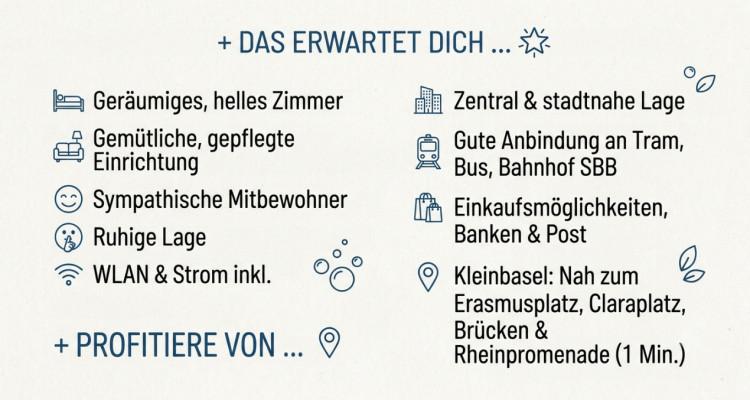 🛋️ Cozy furnished flatshare rooms by the Rhine – Prime Location! 🌟 image 4