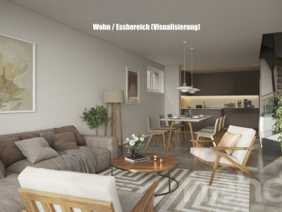 Reiheneckhaus mit Attika, Garten und Weitblick image 2