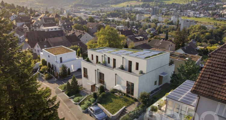 Reiheneckhaus mit Attika, Garten und Weitblick image 12