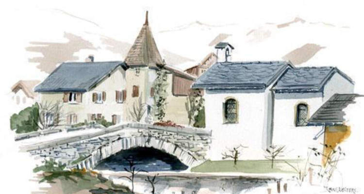 A VENDRE - BRAMOIS : En face du pont historique, 4.5 pièces avec jardin  image 1