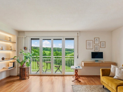Idéal 1er investissement !! 3.5 pces avec vue dégagée déjà loué !!  image 3