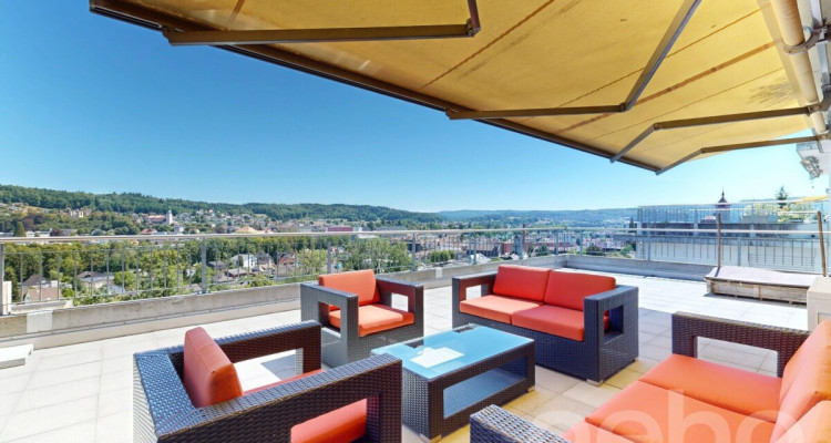 Terrassenwohnung mit Panorama und viel Wohnqualität image 2
