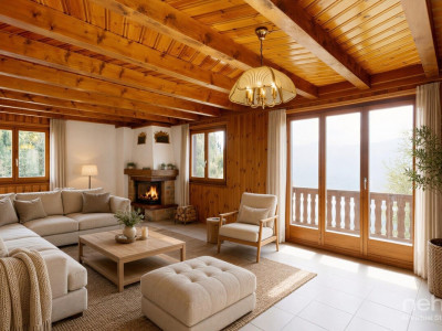 Chalet à Miex : calme absolu et vue panoramique sur les montagnes image 3