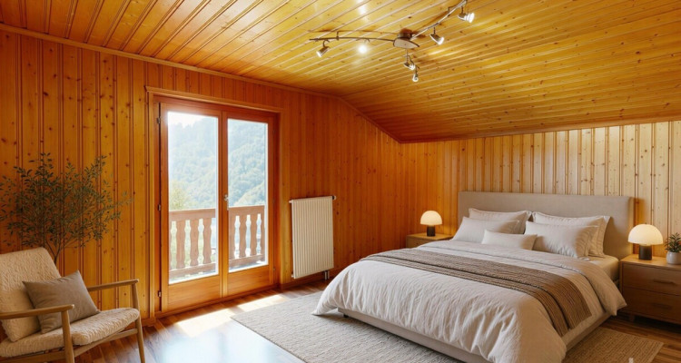Chalet à Miex : calme absolu et vue panoramique sur les montagnes image 8