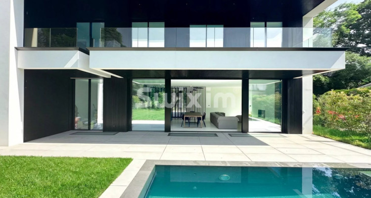 Contemporary architects house in Chêne-Bougeries image 1