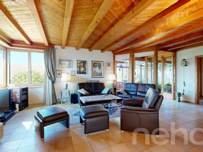 Maison en lisière de forêt, vue lac et Alpes image 4