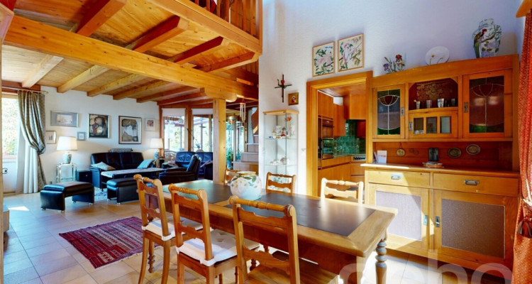 Maison en lisière de forêt, vue lac et Alpes image 7