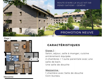 SATIGNY - Magnifique duplex neuf dans un écrin de verdure ! image 1