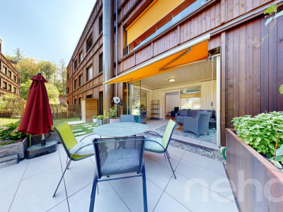 Moderne 3.5-Zimmer-Gartenwohnung mit grosszügigem Aussenbereich image 1