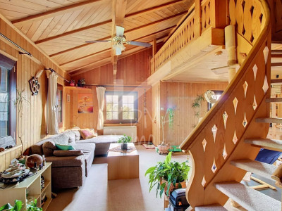 Chalet en madriers, vue lac Léman et montagnes - Vente aux étrangers OK image 5