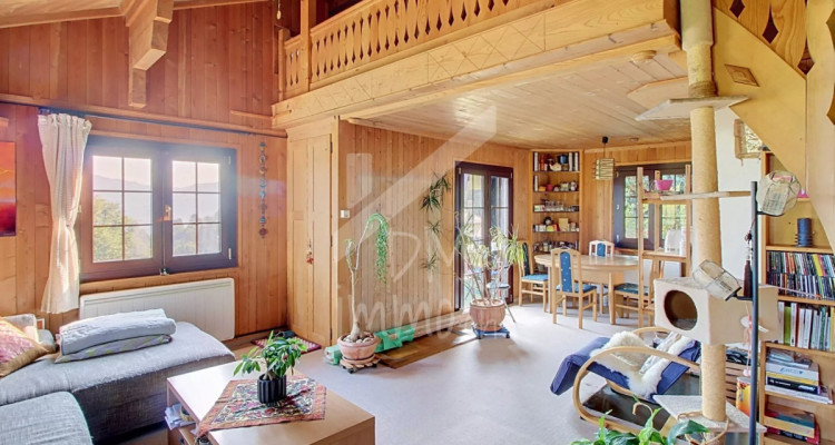 Chalet en madriers, vue lac Léman et montagnes - Vente aux étrangers OK image 1