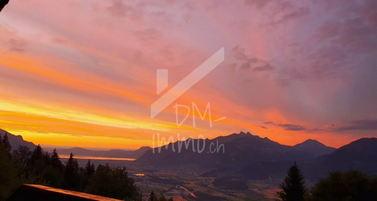 Chalet en madriers, vue lac Léman et montagnes - Vente aux étrangers OK image 13
