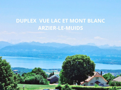 En exclusivité, Duplex vue lac et Mont-Blanc, centre Village à Arzier image 2