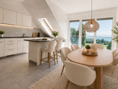 En exclusivité, Duplex vue lac et Mont-Blanc, centre Village à Arzier image 3