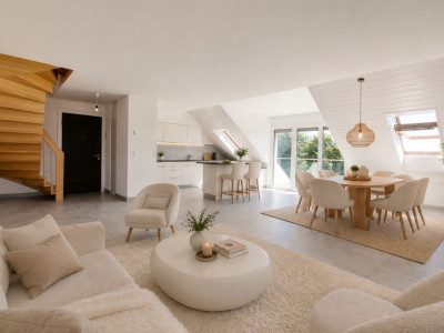 En exclusivité, Duplex vue lac et Mont-Blanc, centre Village à Arzier image 1