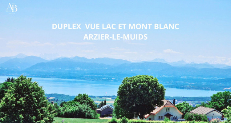 En exclusivité, Duplex vue lac et Mont-Blanc, centre Village à Arzier image 2