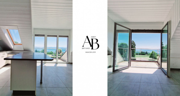 En exclusivité, Duplex vue lac et Mont-Blanc, centre Village à Arzier image 4