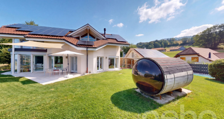 Villa dexception avec une vue imprenable sur le lac de la Gruyère image 1