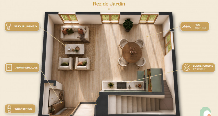 DERNIÈRE VILLA FAMILIALE NEUVE de 4.5 pièces disponible ! Lot A image 3