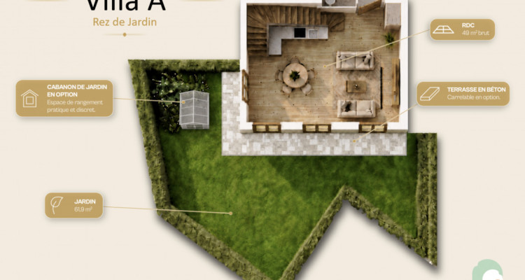 DERNIÈRE VILLA FAMILIALE NEUVE de 4.5 pièces disponible ! Lot A image 2